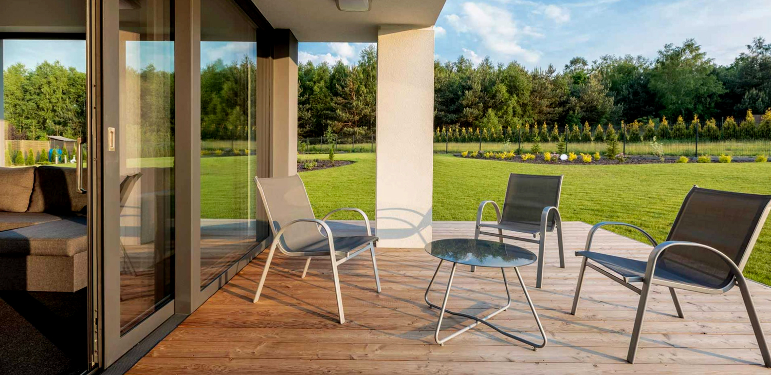 NH Jardins, Terrasses bois pavés, à Douai